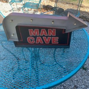Lite up man cave billboard ..